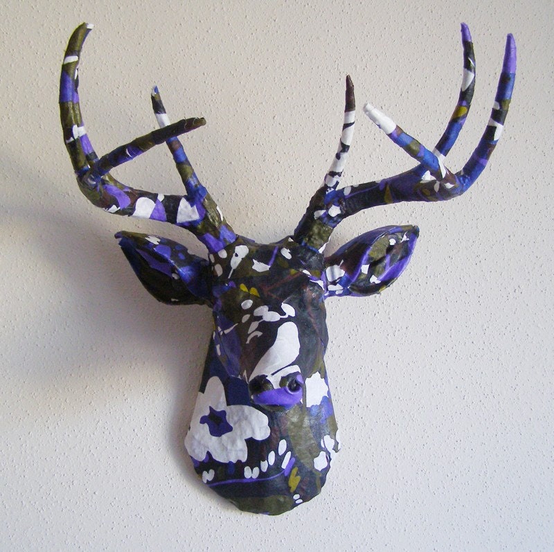 Enchanted Forest Deer Head wall mount