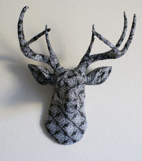 Ty Pennington Lace Espresso Deer Head wall mount
