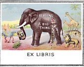Reading is a Big Thing Bookplates (Personalized or Blank)
