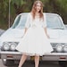 Short Wedding Dress with Sleeves and Pockets - Janie Jones