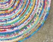 CUSTOM 5' Round Rug - you pick the color