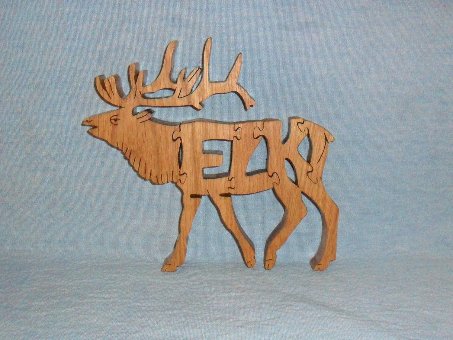 Elk Handmade Wooden Scroll Saw Puzzle