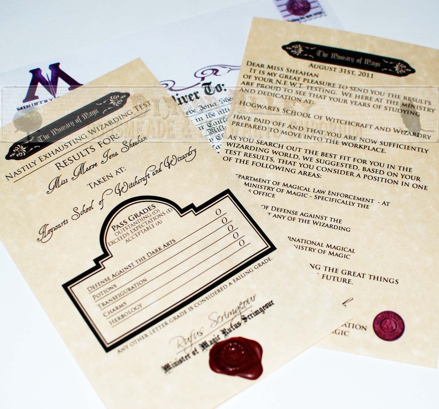 Hogwarts N.E.W.T. Report, Perfect for any Witch, Wizard or Harry Potter fan