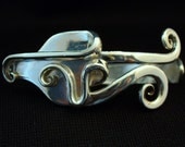 Fork Cuff  Bracelet Made from an Antique Silver Fork