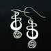 Handmade Sterling Silver Twisted Wire Earrings