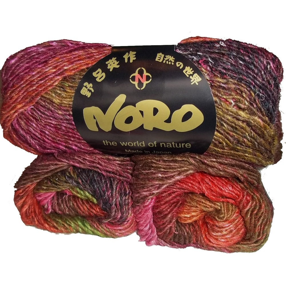 Noro Silk Garden Knitting Yarn 084, 3 x 50g balls