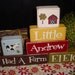 PERSONALIZED Boys Girls Children Name Had A Farm EIEIO Pig Cow Wood Sign Blocks Primitive Country Rustic