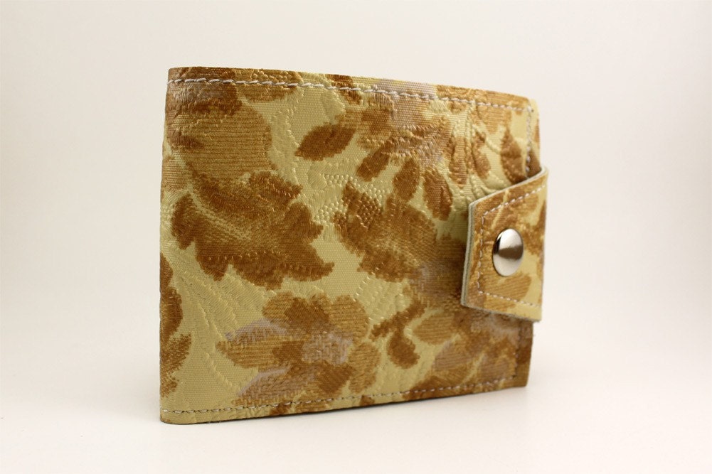 60's Vintage Leaves Billfold Wallet - Vintage Deadstock Vinyl - Limited Edition
