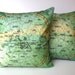 Cushion covers, pillowSET of 2 North and South Constellations, Organic cotton eco friendly 16 inch, 41cm