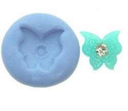 Tiny butterfly flexible mold mould for miniature ice cream cake dessert candy decoration jewelry earring (wax polymer paper resin clay)