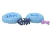 Cat fish dog bone flexible push mold miniature dessert jewelry chocolate plaster fondant resin polymer paper clay ice cream decoration