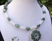 Tree agate necklace