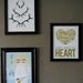 Home Is Where the Heart Is Gold & Silver Print