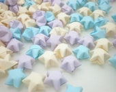 100 Baby Shower Pastel Lucky Stars for Boys - custom order available