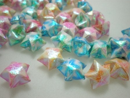100 Treasures of the Sea II - Large Star Fish Pearl Origami Lucky Stars