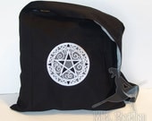 Silver Protection Pentagram Magical Monk Bag