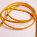Light orange Faux Suede Lace Cord 3mm-1mm 5 meters -16.5 foots - code -s12