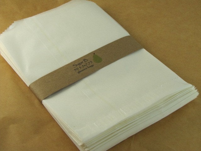 Glassine Bags set of 50 5.5 x 7.75