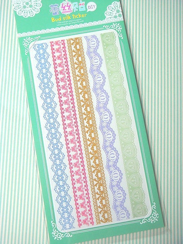 Stickers-Lace Doily Stickers-Deco Stickers-Carved Lace Stickers-Great for Scrapbooking