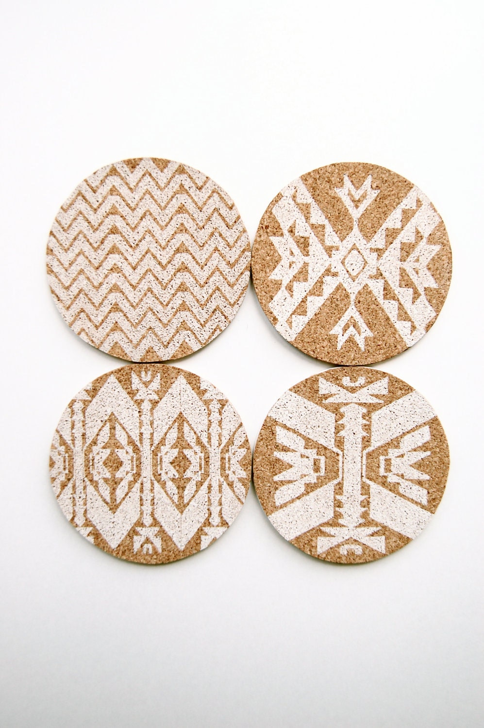 Mojave:  Letterpress Coasters - Set of 4