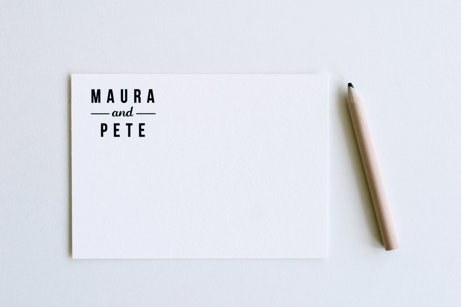 MAURA - Personalized Letterpress Stationery