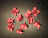Origami Flowers - Pink - Set of 10