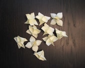 Origami Flowers - Set of 10 - Pale Yellow