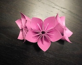 Kusadama Origami Flowers - Purple - Set of 3