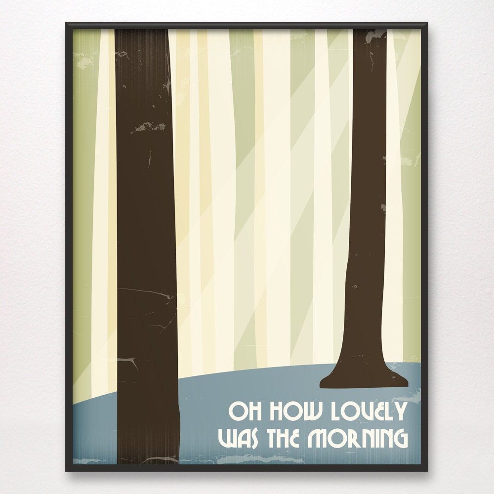 8x10 Oh How Lovely Was the Morning Art Print LDS Mormon