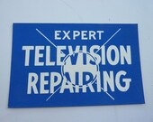 Quirky Expert Television Repairing Signage