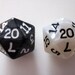 Custom D20 Twenty Sided Dice Cufflinks