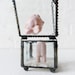 Alice Trapped in the Looking Glass - Off with her Head Doll in Beveled Glass Jewelry Box