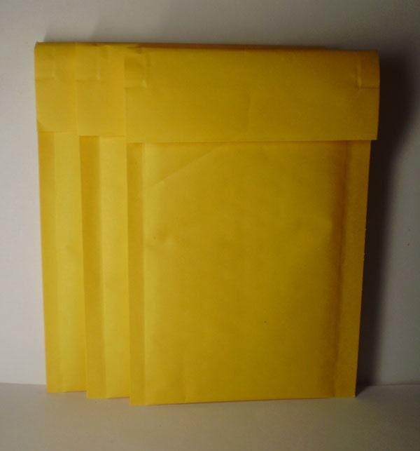 25  Kraft Self Sealing Bubble Lined Mailers - 4x8 - Envelopes