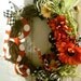 Custom Fall wreath Halloween and Thanksgiving A,B,C,D,E,F,G,H,I,J,K,L,M,N,O,P,Q,R,S,T,U,V,W,X,Y,Z