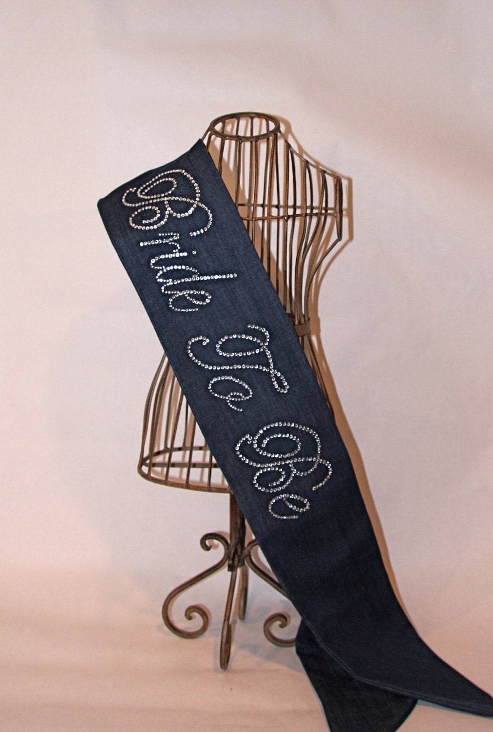 READY TO SHIP - Western Denim Bride To Be- Bachelorette Sash