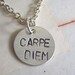 Carpe Diem mini necklace