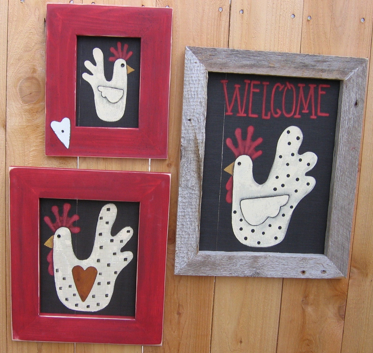 Tole Painting Pattern, Welcome Chicken, DIY