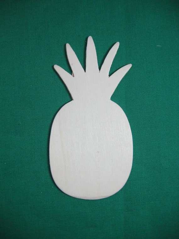 Reserved for Lauren--Pineapple Unfinished Wood Cutouts