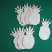 Reserved for Lauren--Pineapple Unfinished Wood Cutouts
