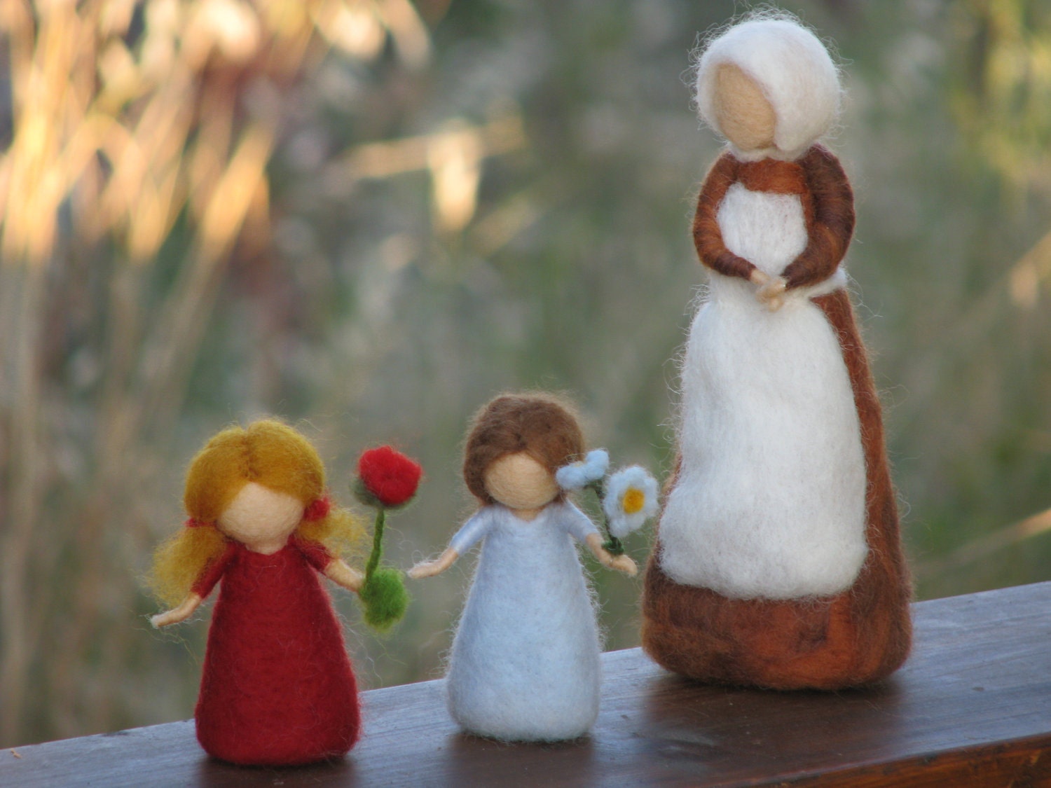 Needle Felted Root children - Sibylle von Olfers Inspired