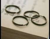 Antique Bronze Jump Rings Split 12mm 40 Gauge 100pcs