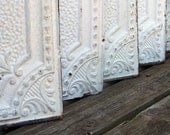 RESERVED LISTING - Eight Large Antique Ceiling Tiles
