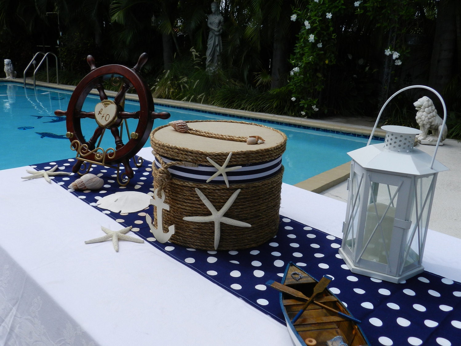 Wedding Card Holder - Beach or Nautical Theme Event