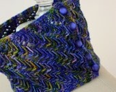 Knitting Pattern / Lace Neckwarmer Cuff / Dappled / PDF Digital Delivery