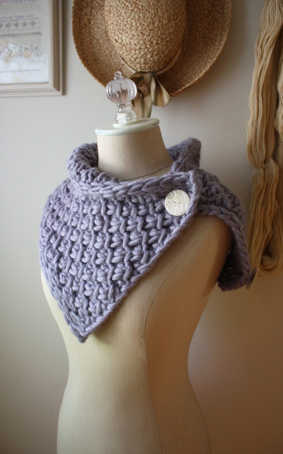 Knitting Pattern / Twist Cowl Neckwarmer / PDF DIGITAL DELIVERY