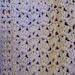 Crocheted Throw Blanket, Crocheted Afghan Blanket, Crocheted Blanket, in Lace or tan color, 55x40, Handmade, Lap Throw, Home Decor