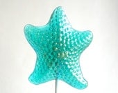 Hard Candy Lollipops "Enchantment Under The Sea" Blue Hawaii Flavor -10 Vintage Inspired Starfish