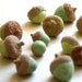 Edible Chocolate Cocoa Bean Candy Acorns 10 -Featured in Martha Stewart Weddings Fall 2012- Edible Cake Topper or Stand Alone Candy