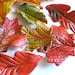 Edible Sugar Fall Leaves 2 dozen