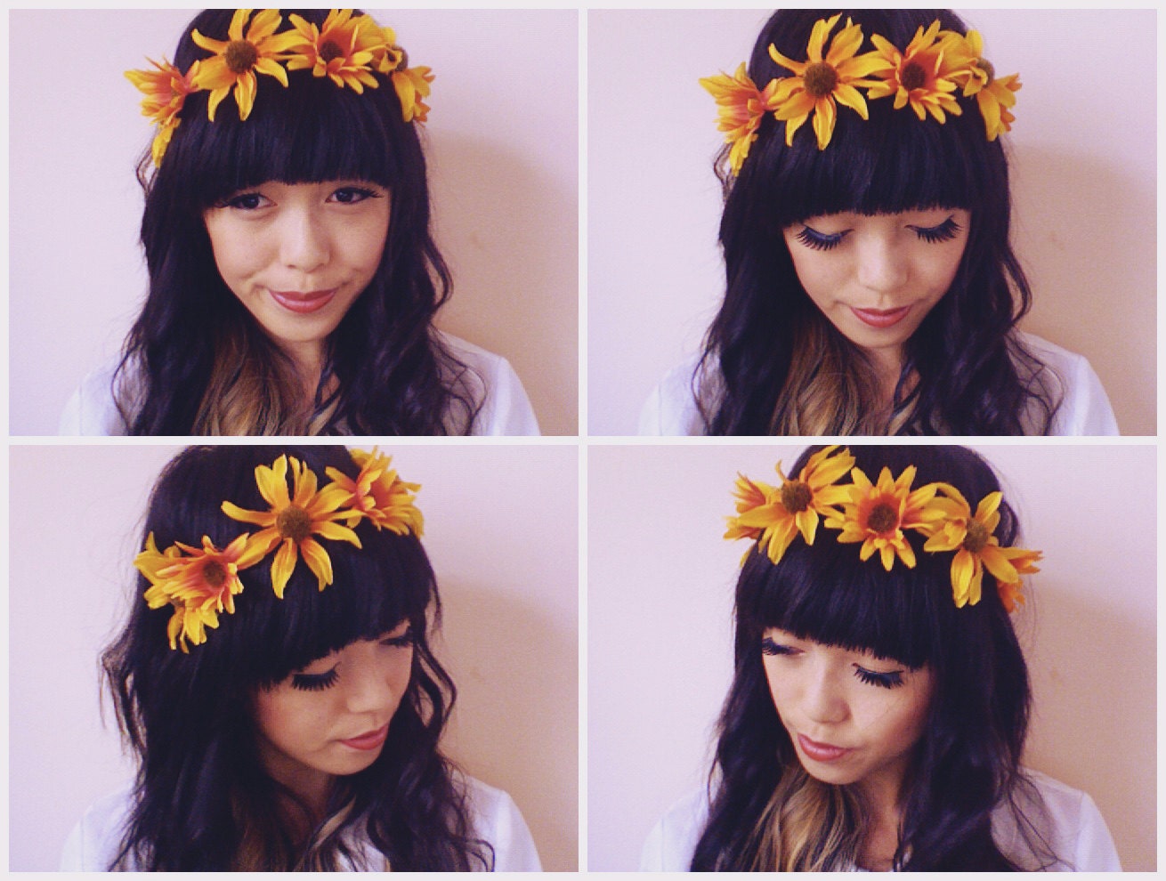 yellow sunflower headband // woodland collection // kristen